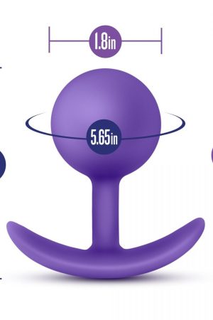 Luxe Wearable Vibra Plug - Purple