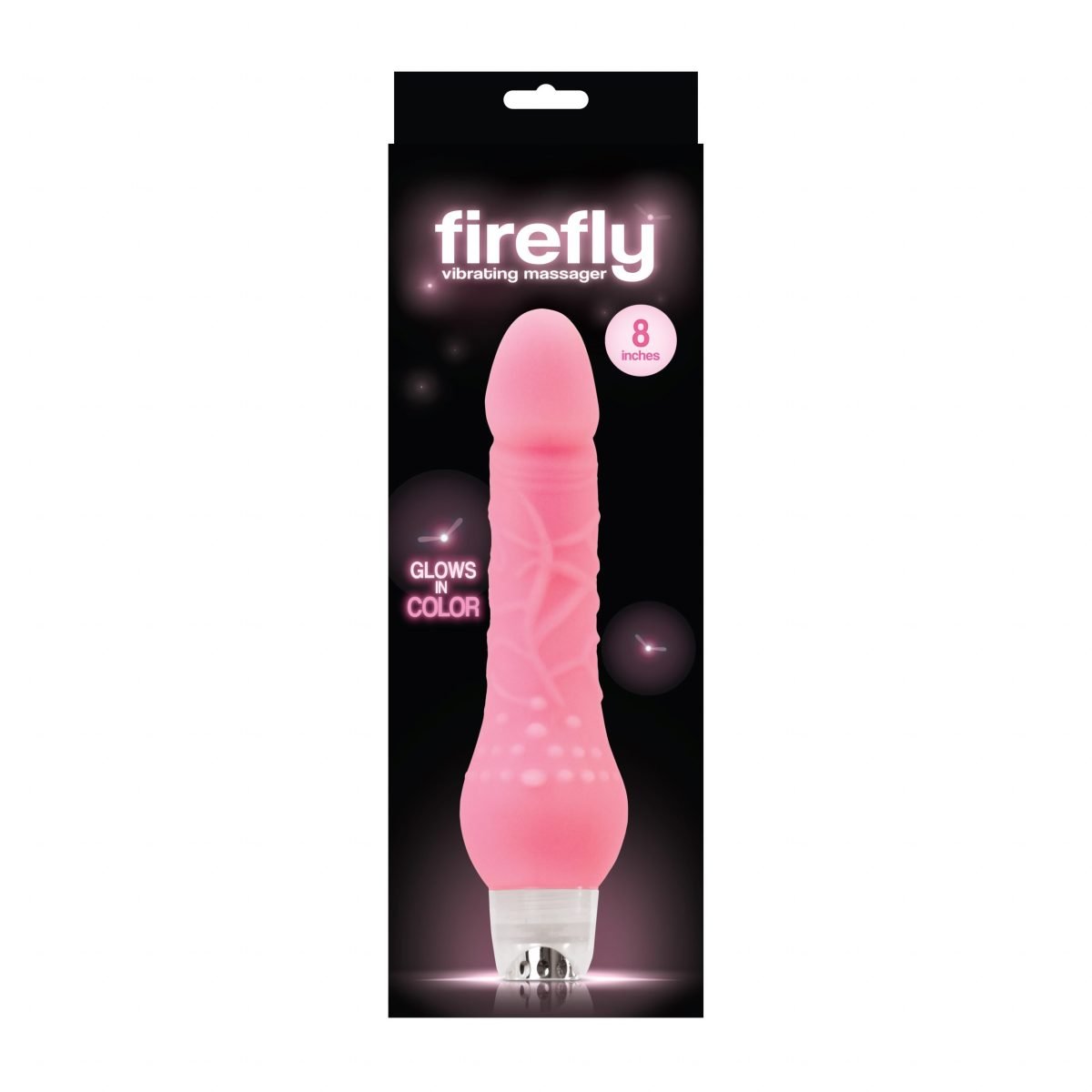 Firefly 8" Vibrating Massager - Pink - Image 2