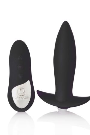 Sensuelle Remote Control Rechargeable 15 Function  Mini Plug - Black