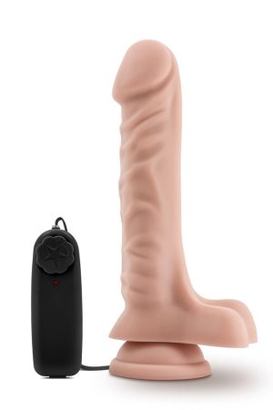Dr. Skin - Dr. James - 9 Inch Vibrating Cock With  Suction Cup - Vanilla