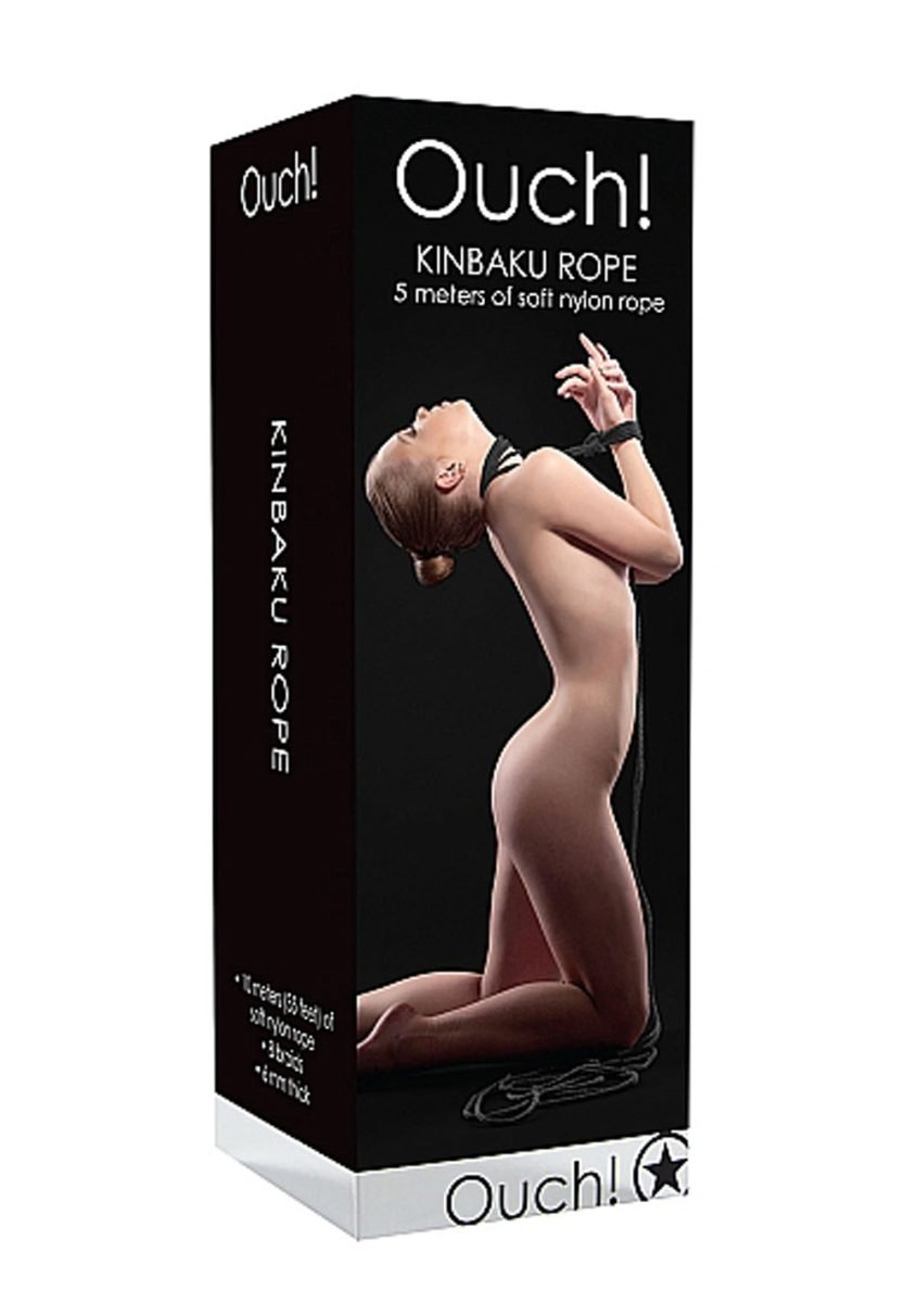 Kinbaku Rope 5 Meters of Soft Nylon Rope - Black - Image 2