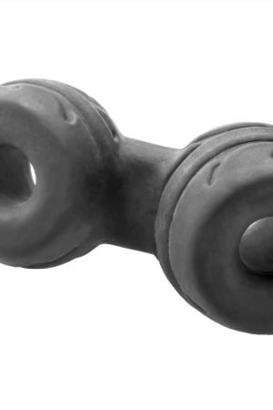 Silaskin Cock & Ball Ring and Stretcher - Black