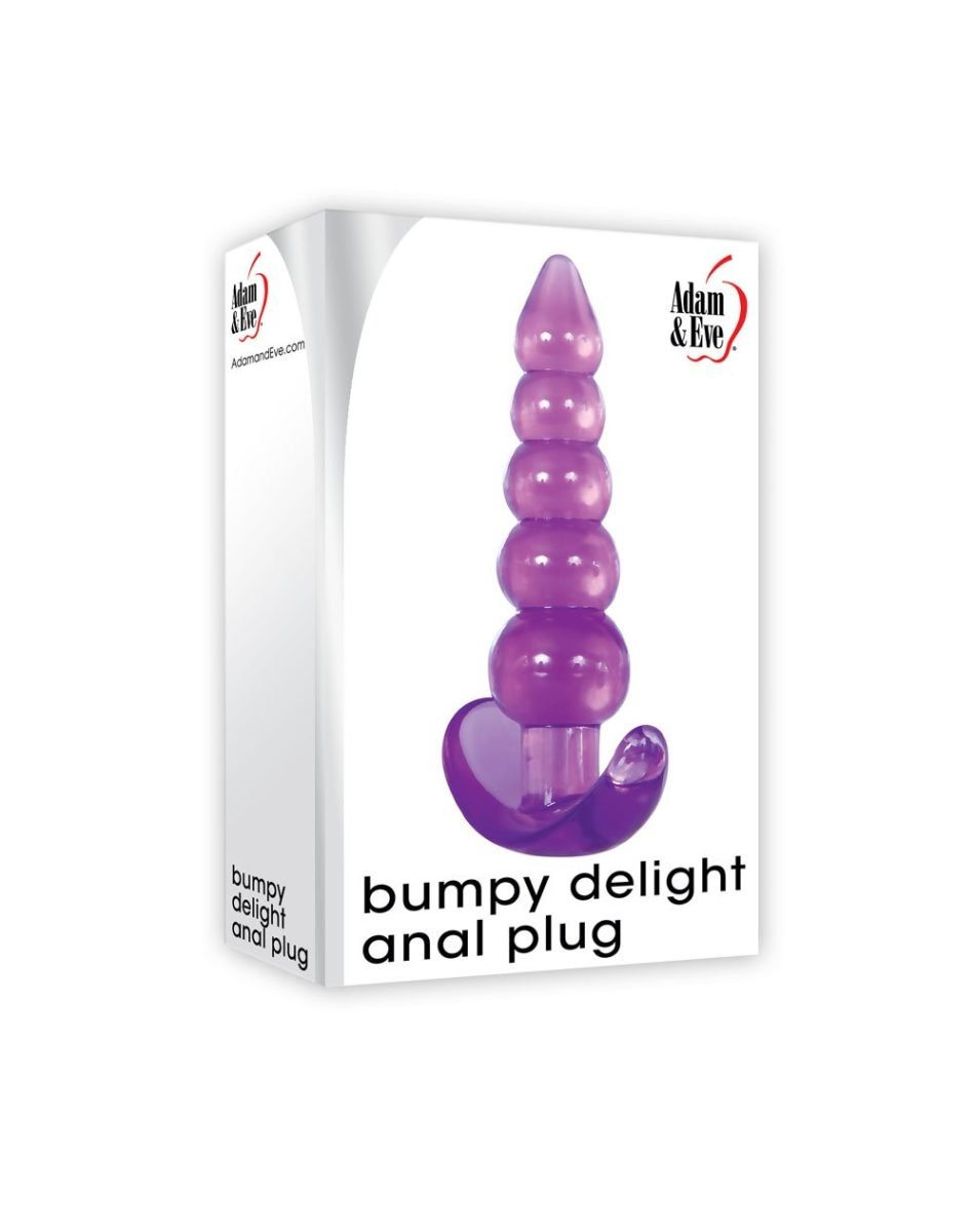 Bumpy Delight Anal Plug - Purple