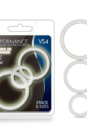 Performance - Vs4 Pure Premium Silicone Cockring Set - White