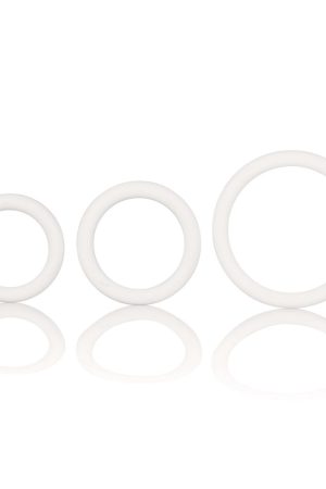 Rubber Ring 3 Piece Set - White