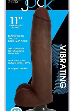 Jock 11 Inch Vibrating Dong With Balls