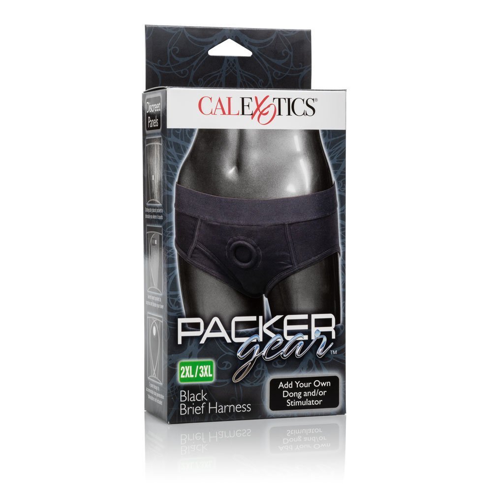Packer Gear Black Brief Harness 2xl/3xl - Image 2