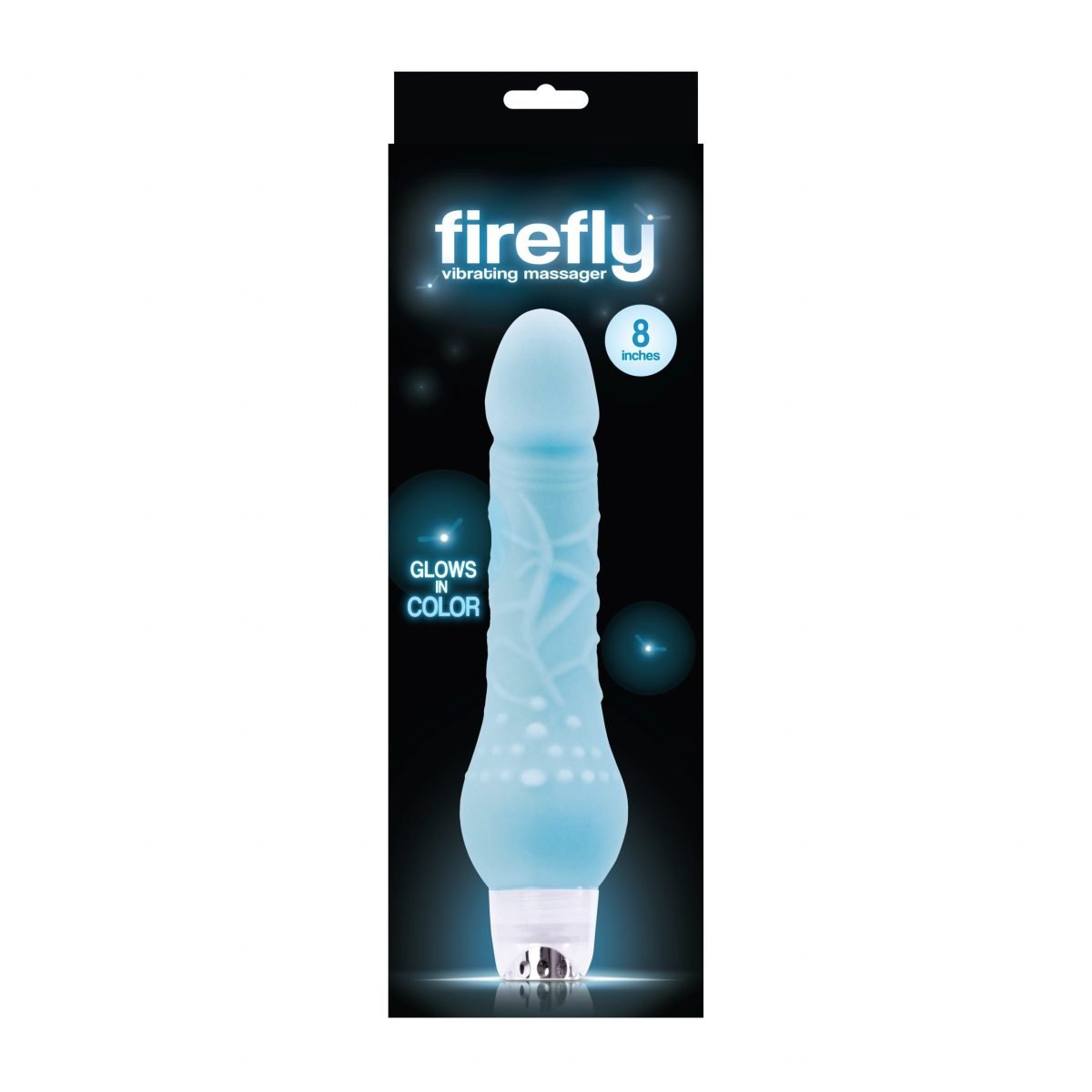 Firefly 8" Vibrating Massager - Blue - Image 2