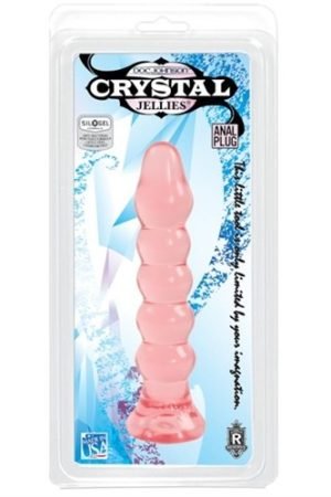 Crystal Jellie Anal Plug - Pink