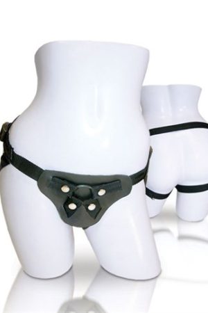 Latigo Leather Strap on - Black