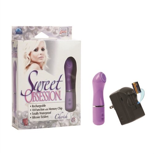 Sweet Obsession Cherish Rechargeable Massager - Purple