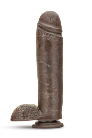 Dr. Skin - Mr. Mister 10.5" Dildo With Suction Cup  - Chocolate