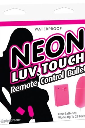 Neon Luv Touch Remote Control Bullet - Pink
