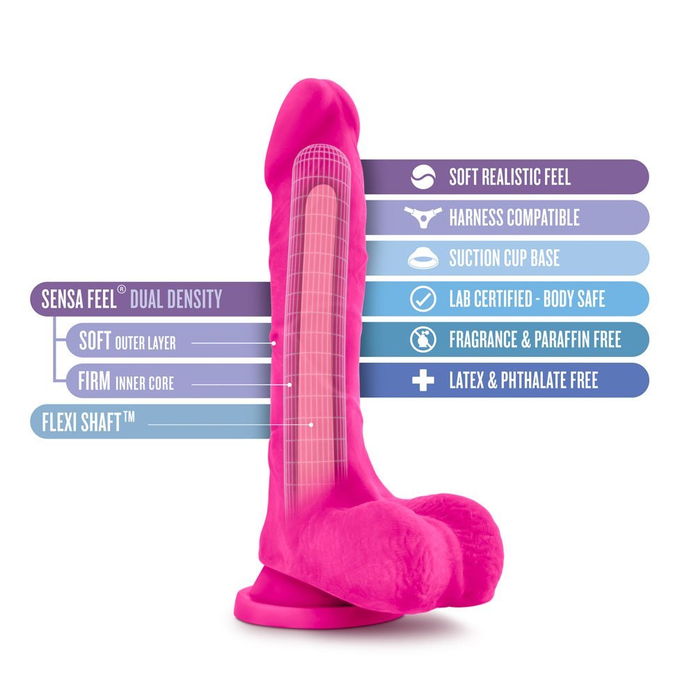 Au Natural – Bold – Thrill – 8.5 Inch Dildo – Pink – Sextoyzone