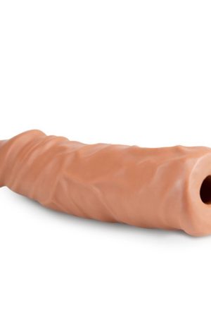 Lock on - 8 Inch Realistic Lock on Dildo - Mocha