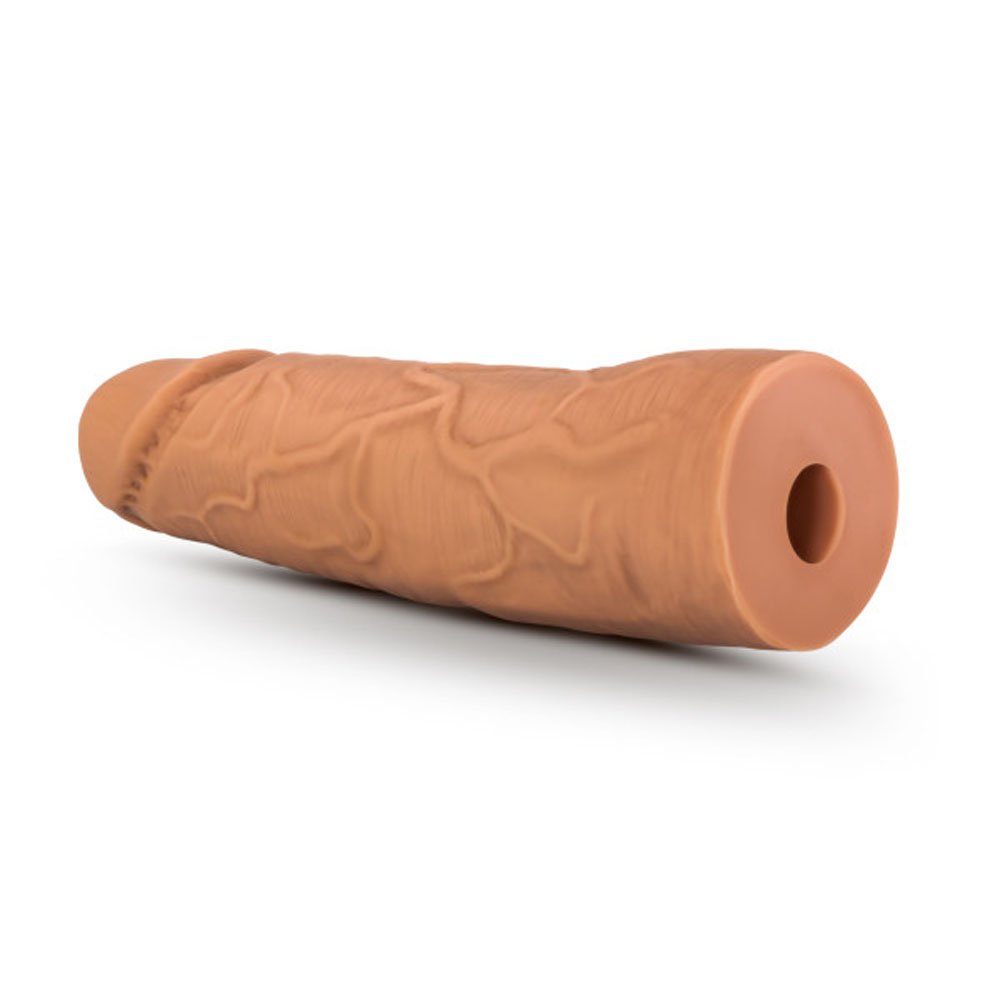 The Realm - Realistic 7 Inch Lock on Dildo - Mocha - Image 2