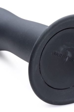 Squeezable Slender Dildo - Black