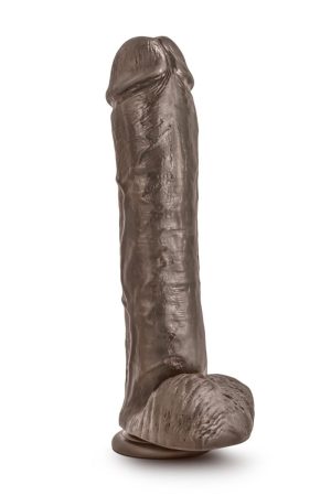 Dr. Skin Mr. Savage 11.5" Dildo With Suction Cup - Chocolate