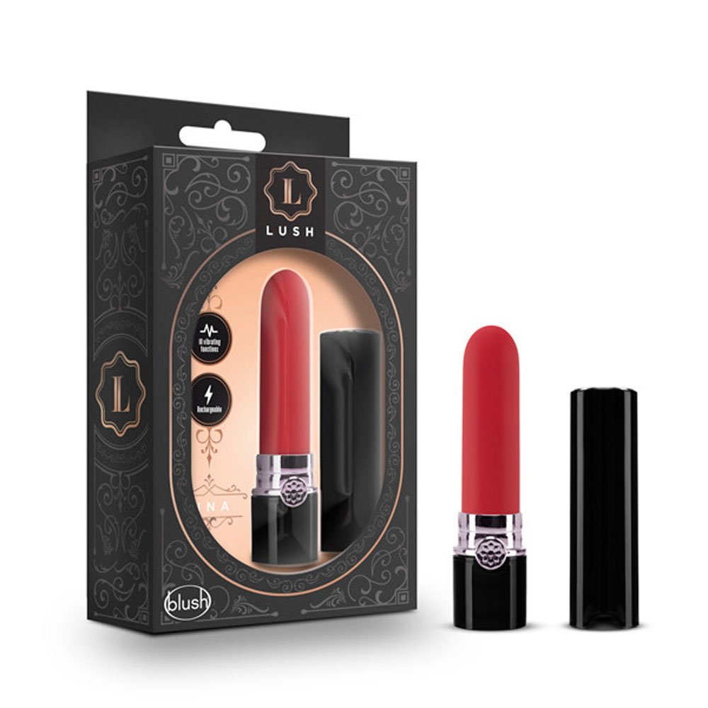 Lush - Lina Lipstick Vibrator - Scarlet - Image 3
