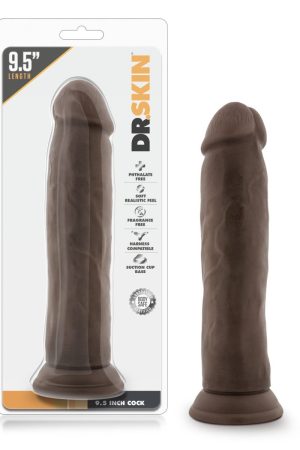 Dr. Skin - 9.5 Inch Cock - Chocolate