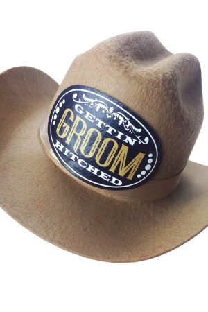 Gettin' Hitched Groom Cowboy Hat