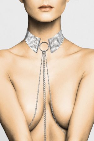 Bijoux Indiscrets Desir Metallique Collar - Silver