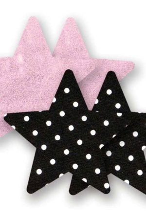 Bristols 6 Nippies - Pretty Pink Star