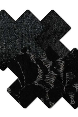 Nippies Basics - Black Crosses - Size C