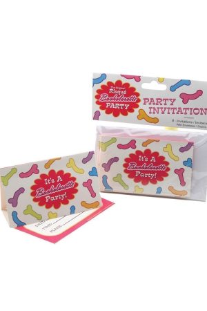 Risque Bachelorette Invites 8-pack