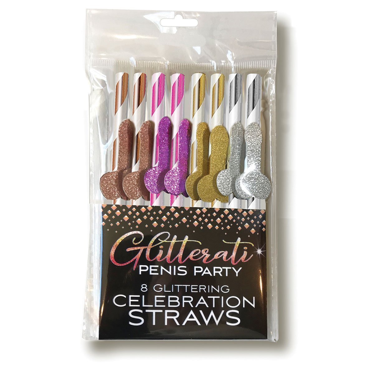 Glitterati Cocktail Straws 8pk