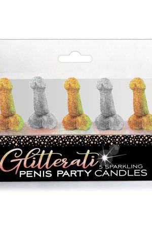 Glitterati Party Candles 5pk