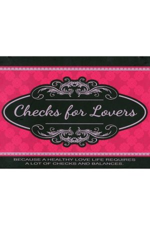 Checks for Lovers