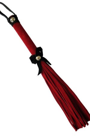Love Knot Mini Flogger w/ Bow - Red