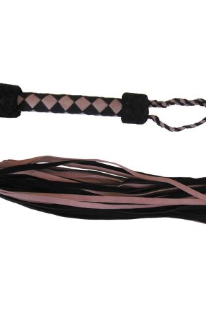 Flog Her in Pink/Black Suede