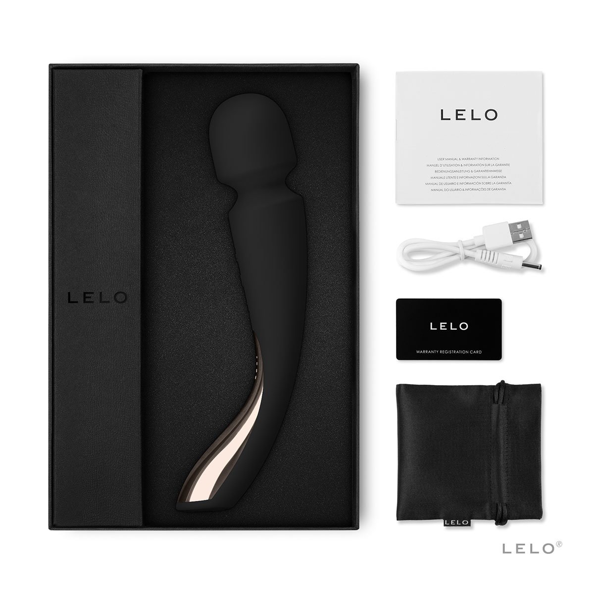 LELO Smart Wand 2 Medium - Black - Image 2