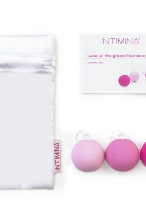 Intimina Laselle Routine Exercise Balls SET of 3 Pelvic Floor Weights