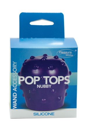 Pop Top Wand Attachment Nubby Purple