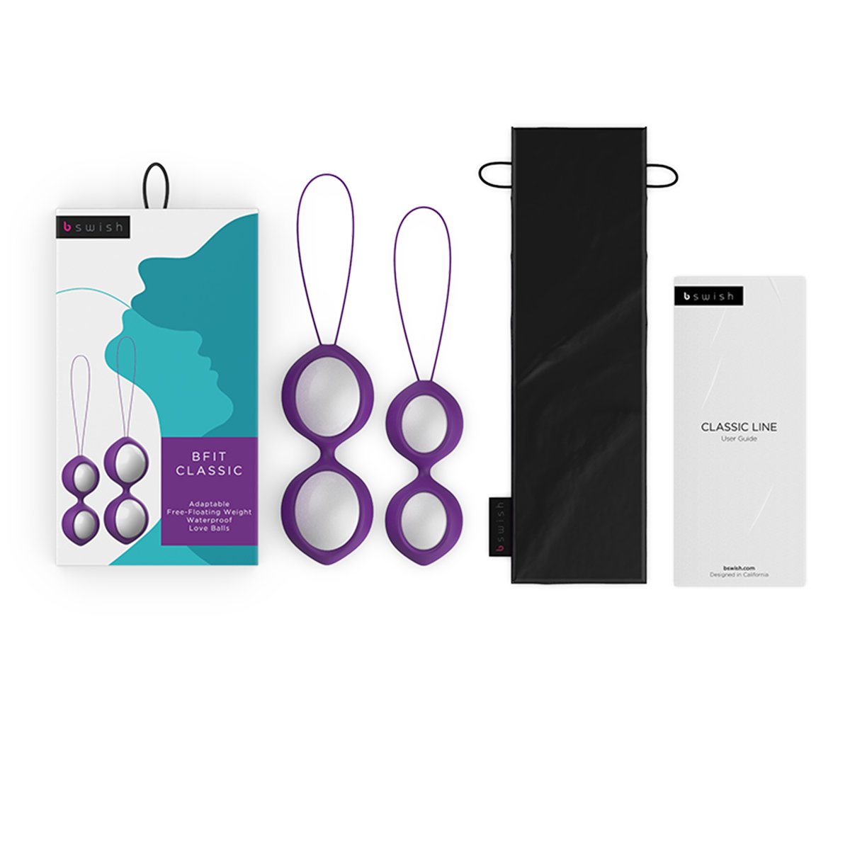 B Swish Bfit Classic Purple Balls - Image 2