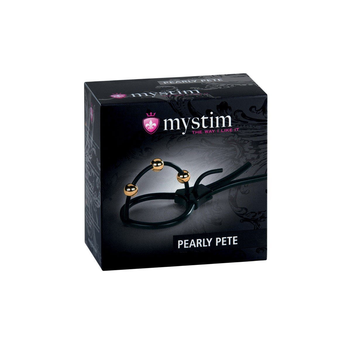 Mystim Pearly Pete - Corona Strap with Golden Balls - Image 3