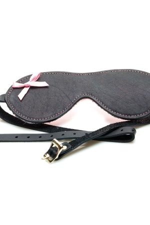 Sex Kitten Leather Buckle Blindfold