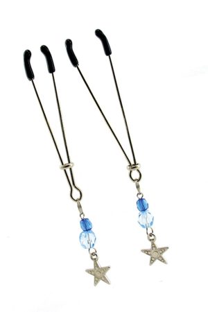 Sex Kitten Tweezer Clamps Star Blue
