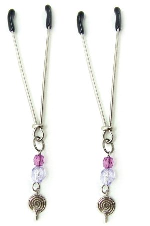 Sex Kitten Clamps Purple Swirls
