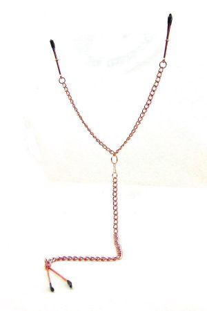 Sex Kitten Y-Style Tweezer Clamps - Pink