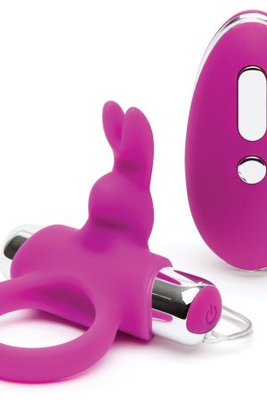 Happy Rabbit Remote Ring - Purple