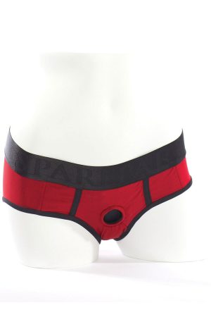 SpareParts Tomboi Harness Red/Black Nylon - 3X