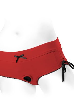 SpareParts Sasha Harness Red/Black Nylon - Small