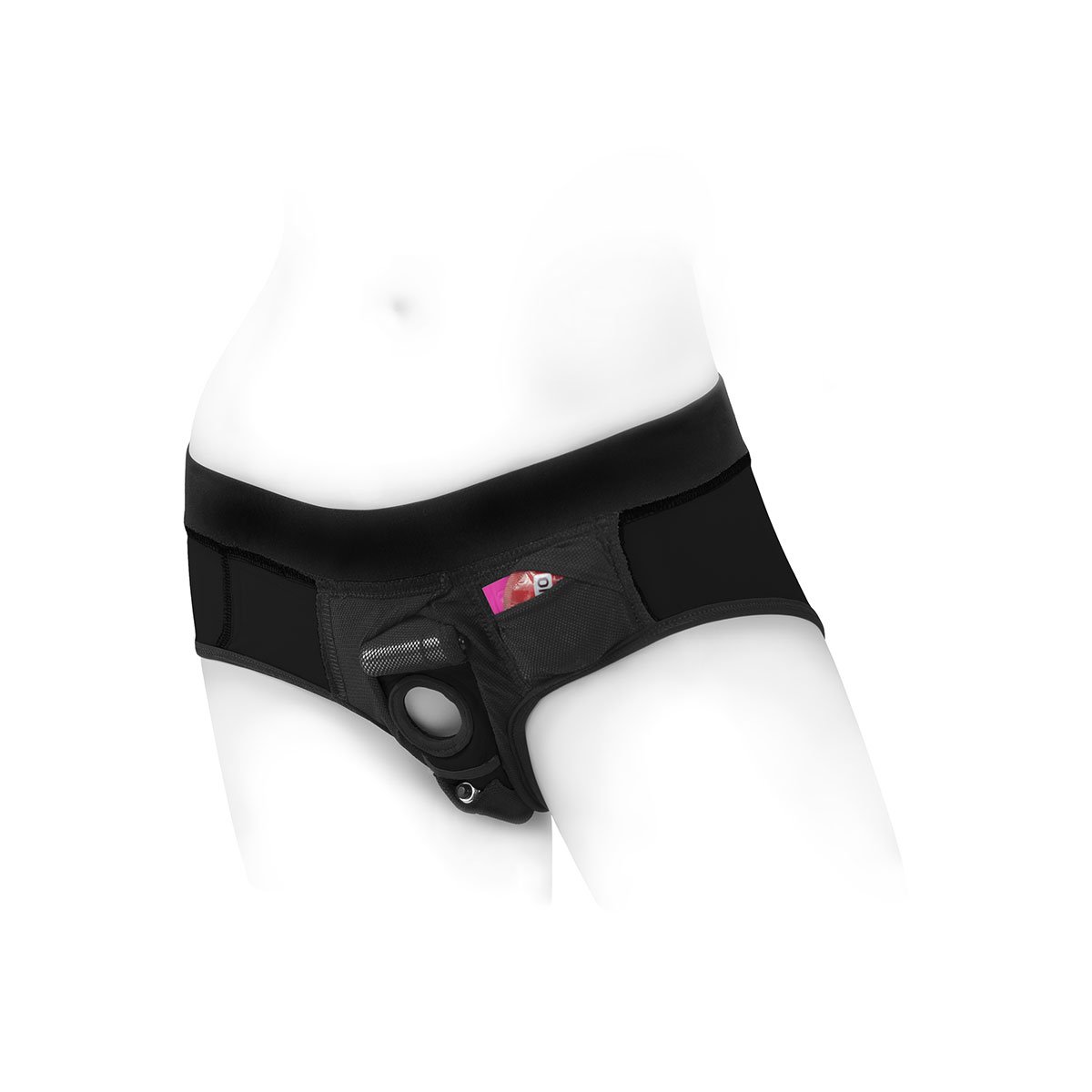 SpareParts Tomboi Harness Black/Black Nylon - 4X - Image 2