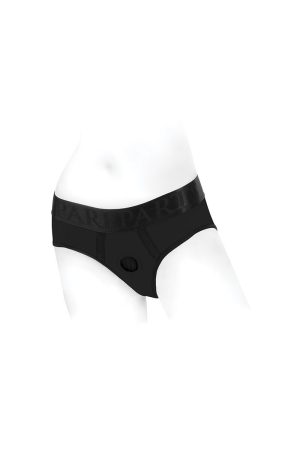 SpareParts Tomboi Harness Black/Black Nylon - XXS