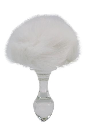 Crystal Delights Magnetic Bunny Tail - White