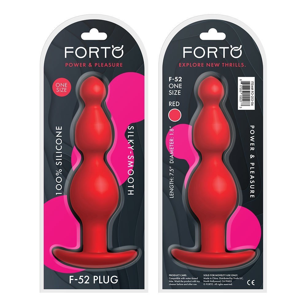 FORTO F-52 Cone Beads Red - Image 2
